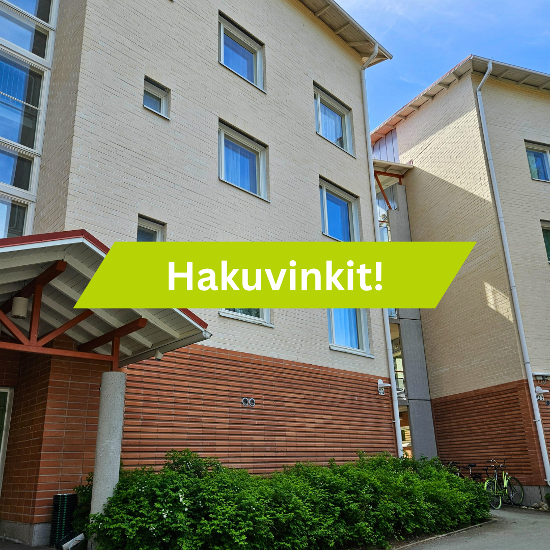 Hakuvinkit uusille opiskelijoille
